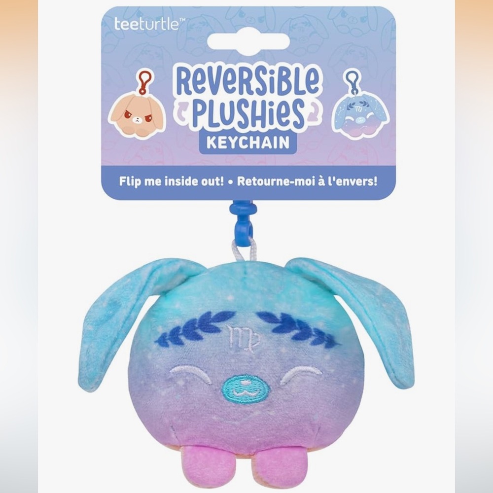 TeeTurtle Reversible Zodiac Virgo Keychain ♍️